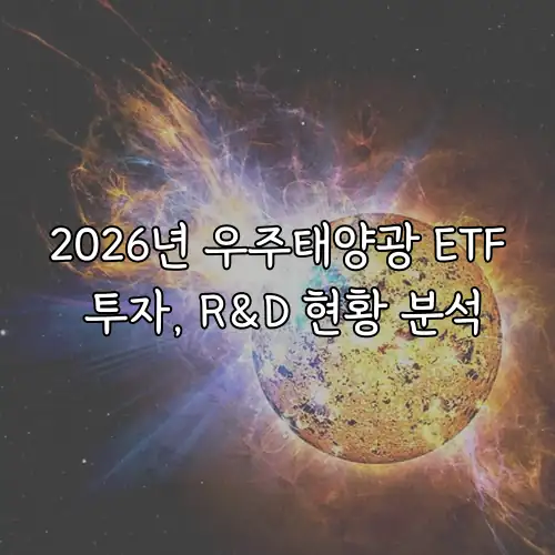 2026년 우주태양광 ETF 투자, R&D 현황 분석