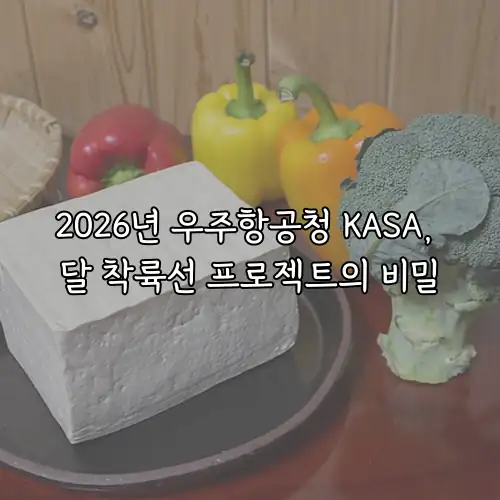 2026년 우주항공청 KASA, 달 착륙선 프로젝트의 비밀